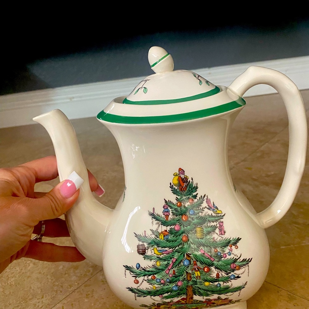 Spode tea kettle